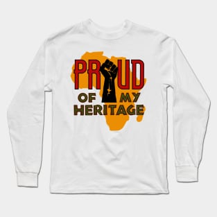 Proud of my heritage Long Sleeve T-Shirt